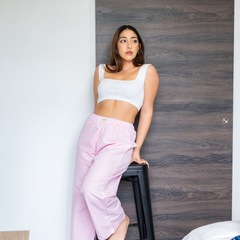 Skandi Pants - Pink Gingham