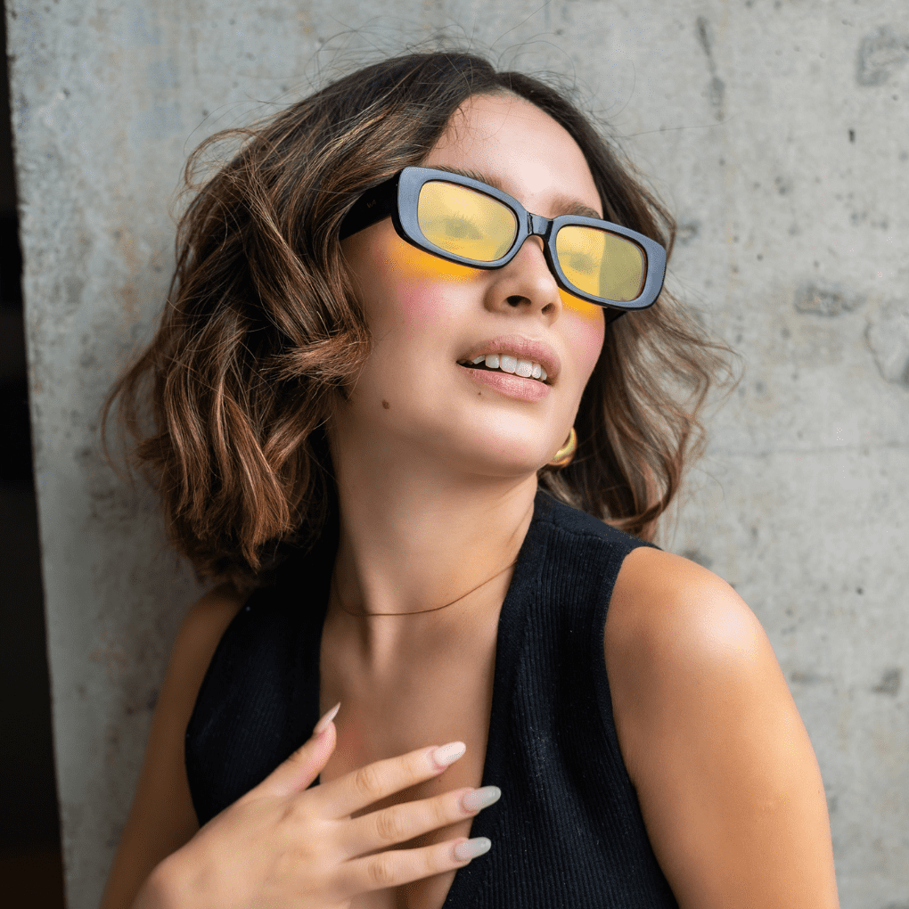 Lentes de Sol - Black frame, yellow lens